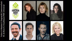 Die Jury für die 13th Street Shocking Short Awards 2020 steht: Caroline Link, Franziska Weisz, Nilam Farooq, Oliver Berben, Tim Oliver Schultz, Wotan Wilke Möhring und Karin Schrader küren die Preisträger am 3. Juli. (Fotos: A. Meister/J. Degraa/M. Sonnenschein/M. de Boer/G. Krautbauer/NBCUniversal)
