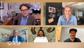 Nicht wie gewohnt in Bremen, sondern in Hamburg, Wien, Garmisch-Partenkirchen und Bergisch Gladbach saßen gestern die Gesprächsteilnehmer bei „3nach9“. Die Homeoffice-Variante der traditionsreichen Radio Bremen-Talkshow war in der Reihe „Talk am Dienstag“ im Ersten zu sehen. (Foto: Radio Bremen)