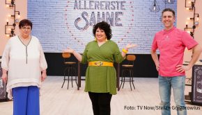 Zum Auftakt ihrer neuen täglichen Backshow „Allererste Sahne“ begrüßt Moderatorin Meltem Kaptan am heutigen 12. April die Kandidatin Uschi als „Bäckerin des Tages“. Als Experte wirkt der Konditormeister und Buchautor Matthias Ludwigs mit.