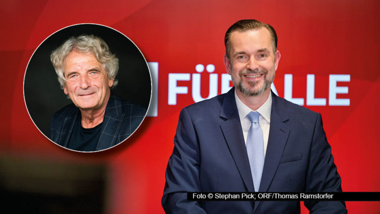 In Karlsruhe fällt demnächst eine Entscheidung zum Rundfunkbeitrag der Deutschen. Und in Wien übernimmt im nächsten Jahr der frühere APA-Geschäftsführer Clemens Pig als Generaldirektor die Leitung des ORF. Kick-Media-Vorstandschef Alexander Elbertzhagen macht sich Gedanken über den öffentlich-rechtlichen Rundfunk – und er erinnert an den legendären Musikproduzenten Clive Davis, der diese Woche im Alter von 94 Jahren verstarb. (Foto © Stephan Pick; ORF/Thomas Ramstorfer)