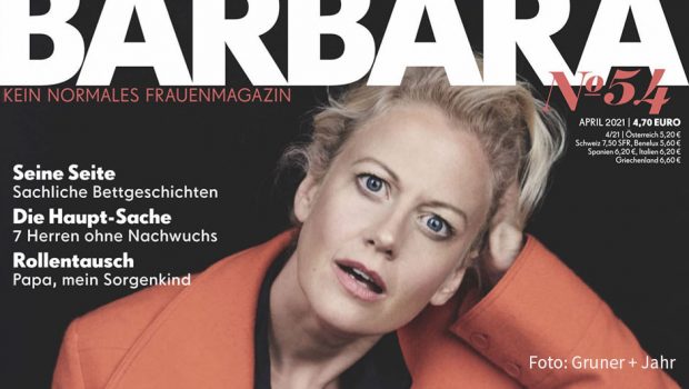 4.3.21: Heute beginnt der Countdown zum internationalen Frauentag am kommenden Montag. Passend dazu gibt’s jetzt eine neue Ausgabe der Zeitschrift „BARBARA“. Die widmet sich allerdings dem Thema Mann. Im Interview spricht Torsten Sträter u.a. über Patriarchat und Maßanzüge. (Foto: Gruner + Jahr)