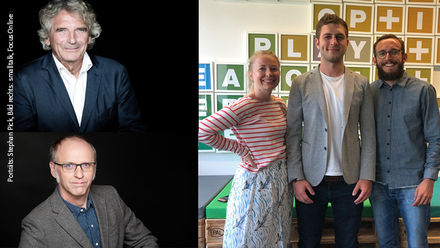 Porträts: Stephan Pick; Foto rechts: smalltalk/FOCUS Online