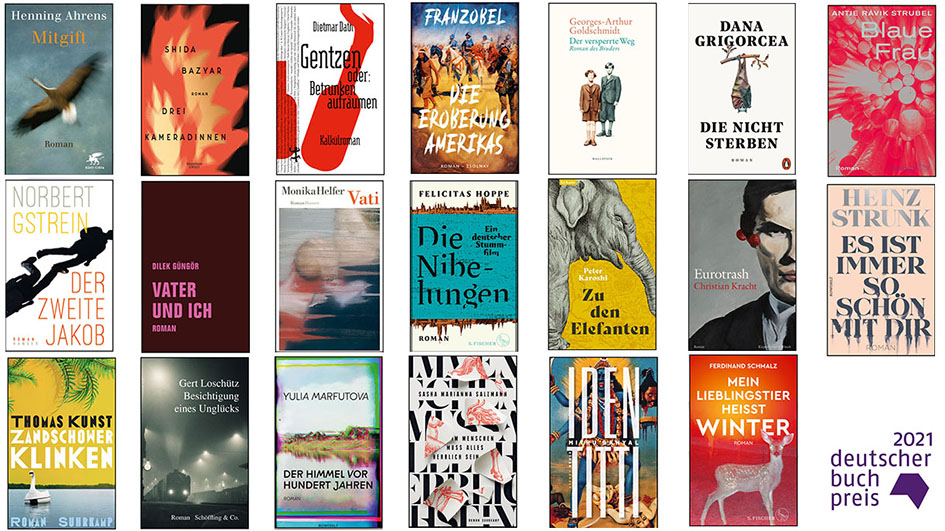 Deutscher Buchpreis 2021 Longlist_240821_Titel-Collage_HP