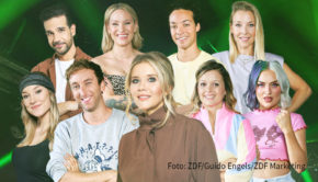 Zum fünften Mal führt Laura Karasek am heutigen 1. Oktober durch die Spielshow „Die Höhle der Lügen“ auf ZDFneo. Die Herausforderungen, denen sich die Kandidaten stellen müssen, stehen diesmal unter dem Motto „Größenwahn“. (Foto: ZDF/Guido Engels/ZDF Marketing)