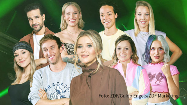 Zum fünften Mal führt Laura Karasek am heutigen 1. Oktober durch die Spielshow „Die Höhle der Lügen“ auf ZDFneo. Die Herausforderungen, denen sich die Kandidaten stellen müssen, stehen diesmal unter dem Motto „Größenwahn“. (Foto: ZDF/Guido Engels/ZDF Marketing)