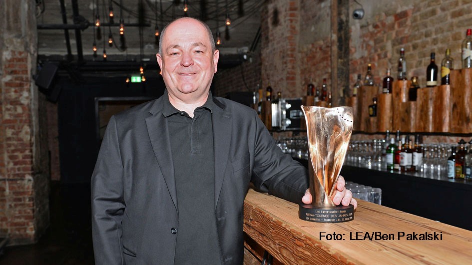 Ben Pakalski fuer Live Entertainment Award PRG LEA 2020
