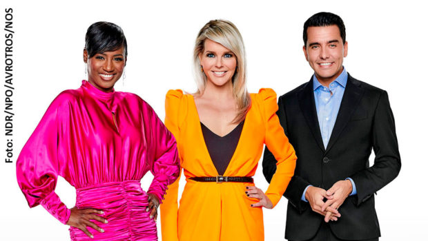 Die offizielle Ersatzsendung der EBU für den abgesagten Eurovision Song Contest wird am 16. Mai auch im Ersten zu sehen sein. Durch die Show „Europe Shine a Light“ führen Edsilia Rombley, Chantal Janzen und Jan Smit, die auch als Moderatoren des ESC in Rotterdam vorgesehen waren. (Foto: NDR/NPO/AVROTROS/NOS)