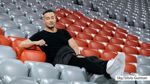 Ab dem 1. März setzt Farid seine Show-Reihe „Magic unplugged“ bei Sky fort. Die zehn neuen Folgen stehen ganz im Zeichen des Sports. Der bekannte Illusionist trifft auf Stars wie Lothar Matthäus, Boris Becker und Nico Rosberg. (Foto: Sky/Silviu Guiman)