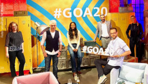 Insgesamt neun Grimme Online Awards wurden gestern Abend an publizistisch hochwertige Internet-Formate vergeben. An der Preisverleihungs-Show in Köln wirkten prominente Laudatoren wie Michael Mittermeier, Sara Nuru und Laura Karasek mit. Gastgeber war Moderator Michel Abdollahi. (Foto: smalltalk/M. Wanke)