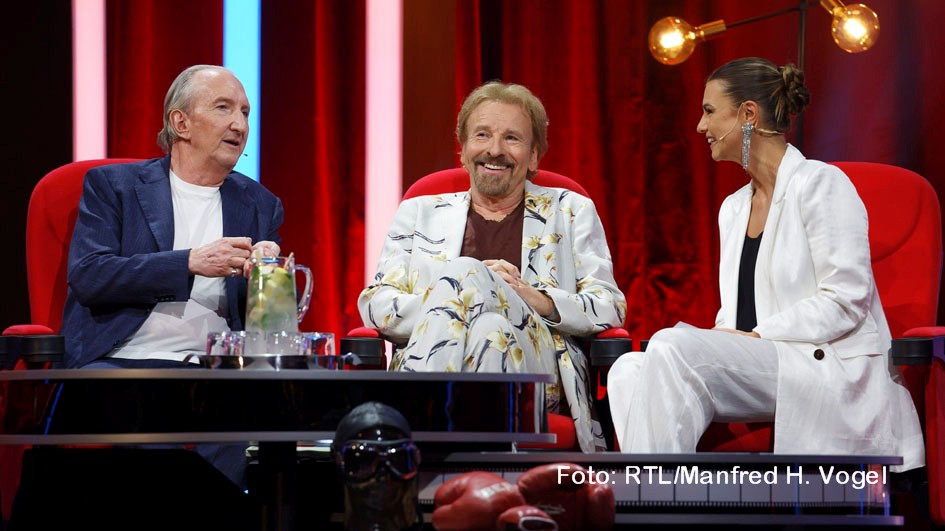 40 Jahre nach dem Erscheinen ihres ersten gemeinsamen Kinofilms blicken Thomas Gottschalk und Mike Krüger zurück. RTL widmet dem „Supernasen“-Jubiläum einen erheblichen Teil seines Programm-Wochenendes, darunter auch eine große Show mit Moderatorin Laura Wontorra. (Foto: Manfred H. Vogel)