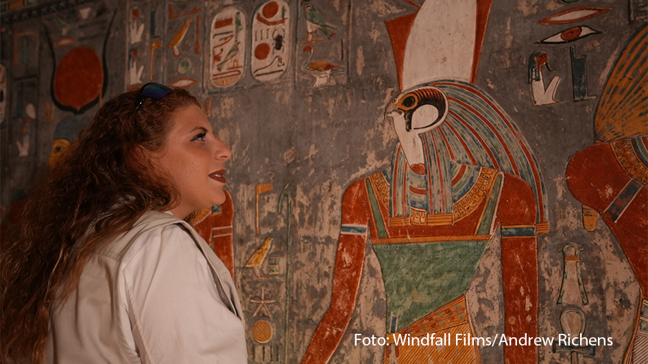 Die ägyptische Stadt Luxor ist weltberühmt für ihre archäologischen Fundstätten. National Geographic zeigt ab dem 30. Oktober eine neue Staffel der Dokureihe „Tal der Könige: Ägyptens verlorene Schätze“, in der die neuesten Entdeckungen in dieser Region genauer betrachtet werden. (Foto: Windfall Films/Andrew Richens)