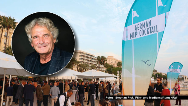 Diese Woche traf sich die Fernseh- und Streaming-Branche zur MIPCOM in Cannes. Kick-Media-Vorstandschef Alexander Elbertzhagen war mit seiner Vorstandskollegin Petra Mauß und Pool Position-Management-Chefin Shilan Maroofi vor Ort und besuchte u.a. den German MIP Cocktail. Zudem hatte Petra Mauß zum Produzenten-Stammtisch eingeladen, einem schon traditionellen Klassentreffen der deutschen TV-Branche. Nach vielen guten Gesprächen betont Elbertzhagen: „Auch in unsicheren Zeiten bleiben wir zuversichtlich.“ Foto © Film- und Medienstiftung NRW