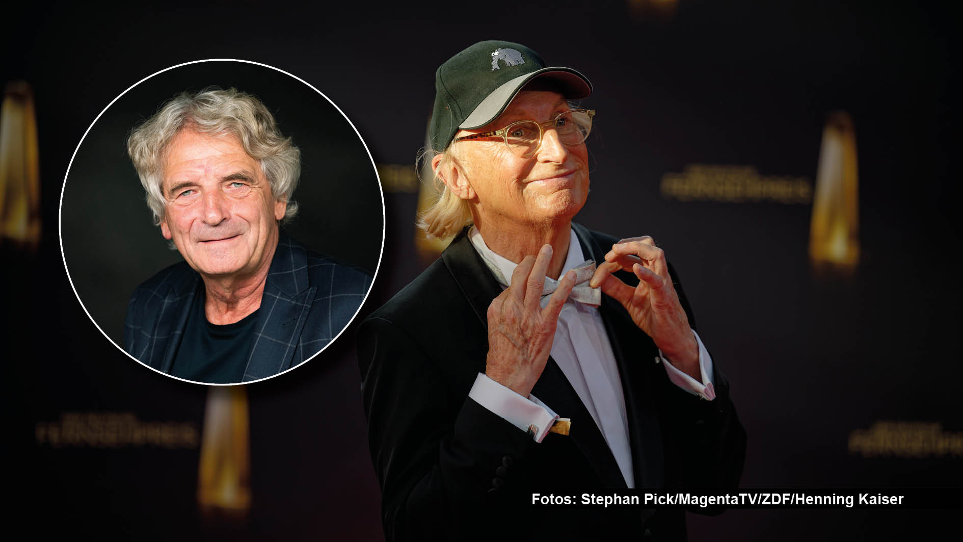 Auf vielen Galas geht‘s auch in Deutschland wieder richtig glamourös zu. Das war diese Woche u.a. beim Deutschen Fernsehpreis sehr augenscheinlich. Bei der Gelegenheit zeigte sich auch Ehrenpreisträger Otto Waalkes fein mit Fliege zur Basecap. Alexander Elbertzhagen findet: Ehre, wem Ehre gebührt. Oder kennzeichnet der Frackzwang etwa nicht nur eine modische, sondern auch eine gesellschaftliche und kulturpolitische Rolle rückwärts? Der Kick-Media Vorstandschef hat sich in dieser Woche beim Fernsehpreis in Köln, beim Radiopreis in Hamburg und bei der Goldenen Henne in Leipzig umgeschaut. (Foto © MagentaTV/ZDF/Henning Kaiser)