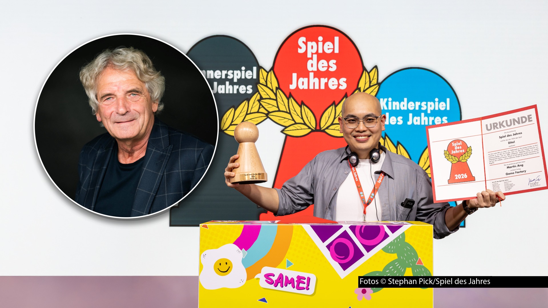 Die deutsche Auszeichnung „Spiel des Jahres“ genießt weltweit ein enormes Renommee. Jetzt wurde in Berlin der indonesische Spieleentwickler Martin Ang ausgezeichnet. Dabei wurde auch wieder deutlich: Analoge Brettspiele erfreuen sich höchster Beliebtheit. Kick-Media-Vorstandschef Alexander Elbertzhagen macht sich Gedanken über diese und andere klassische Unterhaltungsangebote. Foto © Frederic Schweizer/Foto-Sicht
