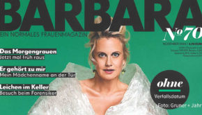 Barbara Schönebergers bei Gruner + Jahr erscheinendes Magazin „BARBARA“ belebt jetzt seit mittlerweile sieben Jahren den deutschen Zeitschriftenmarkt. In der 70. Ausgabe gibt’s nun ein Interview mit dem bekannten Rechtsmediziner und Autor Michael Tsokos. (Foto: Gruner + Jahr)