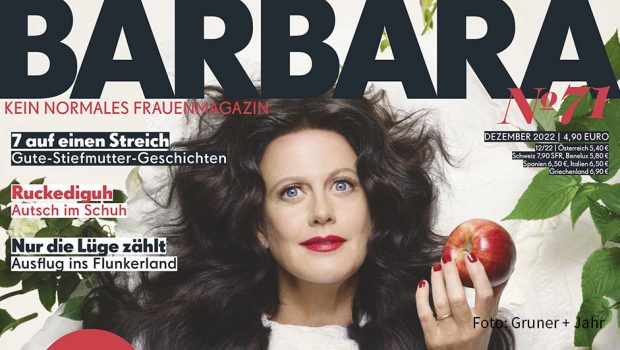 In der aktuellen Ausgabe von „BARBARA“ dreht sich alles um das Thema Märchen. Da passt es, dass Editor at Large Barbara Schöneberger mit Heikedine Körting eine der erfolgreichsten deutschen Hörspielproduzentinnen zum Interview eingeladen hat. (Foto: Gruner + Jahr)