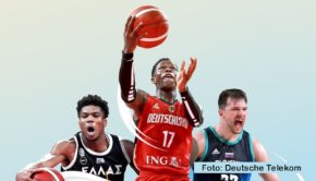 Am heutigen 1. September startet die Basketball-EM, die in Deutschland und drei weiteren Ländern ausgespielt wird. Live-Übertragungen von den Spielen sind hierzulande ausschließlich beim Telekom-Streamingdienst MagentaTV zu sehen. Das DBB-Team spielt zum Auftakt gegen Frankreich. (Foto: Deutsche Telekom)