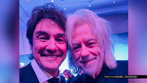Der irische Rockmusiker Bob Geldof wurde bei der „Cinema for Peace“-Gala in Berlin für sein Engagement gegen Armut und Hunger geehrt. Eine weitere Auszeichnung ging an Schauspieler Antonio Banderas. Zahlreiche prominente Gäste feierten mit den Preisträgern, darunter auch Entertainer Matze Knop. (Foto: smalltalk/L. Rothländer)