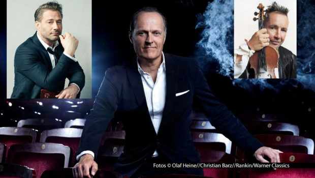 Noch bis einschließlich 21. Juli stehen beim „Classic Open Air“ auf dem Berliner Gendarmenmarkt bekannte Künstler aus unterschiedlichen musikalischen Genres auf der Bühne. U.a. gibt’s die „Saturday Night“ mit Pianist Joja Wendt und Stargästen wie Sänger Sasha und Geiger Nigel Kennedy.Fotos_Olaf-Heine_Christian-Barz_Rankin-Warner-Classics.