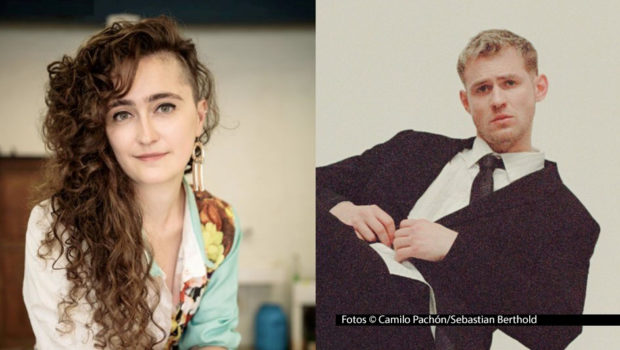 Die Nachwuchspreise beim Deutschen Musikautor*innenpreis 2026 gehen an Lauren Siess in der Sparte „Ernste Musik“ und Dominik Hartz in der Sparte „Unterhaltungsmusik“. Die Verleihung der von der GEMA initiierten Auszeichnung findet am 26. Februar in Berlin statt. Fotos © Camilo Pachón/Sebastian Berthold