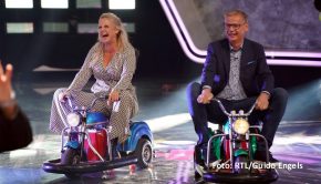 Zuletzt gingen Barbara Schöneberger und Günther Jauch als Sieger-Team aus „Denn sie wissen nicht, was passiert“ hervor. Ob sie auch am 5. November wieder gemeinsam zu den Spielen in der „Jauch-Gottschalk-Schöneberger-Show“ auf RTL antreten, entscheidet sich wie üblich erst zu Beginn der Live-Sendung. (Foto: RTL/Guido Engels)