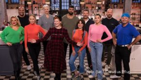 Zum sechsten Mal wollen Promis in Sat.1 zeigen, dass sie auch in der Backstube eine gute Figur machen. Moderatorin Enie van de Meiklokjes führt wieder durch die Show, bei deren Staffelauftakt am heutigen 12. Januar acht Kandidatinnen und Kandidaten an den Start gehen. (Foto: Sat.1/Claudius Pflug)