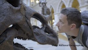 Der Paläontologe Federico Fanti sucht u.a. in Großbritannien und Kanada nach Spuren, um die Geschichte der Dinosaurier und die Gründe für ihr Aussterben zu dokumentieren. Seine Erkenntnisse stehen ab dem 24. April im Mittelpunkt der Serie „Der Dinosaurier-Jäger“ auf National Geographic. (Foto: National Geographic)
