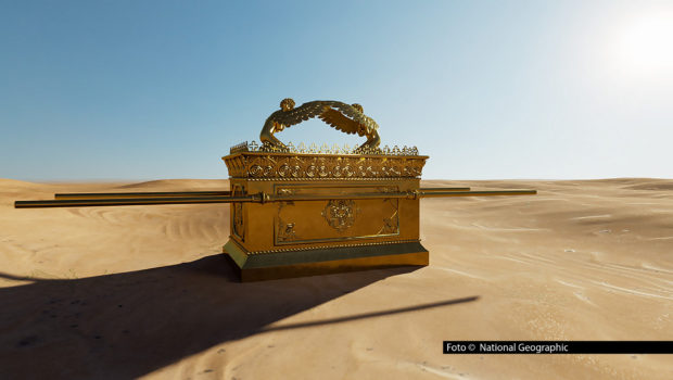 In neuen Folgen der National Geographic-Reihe „Die verlorenen Schätze der Bibel: Geheimnisse des Glaubens“ suchen Archäologen nach historischen Hintergründen biblischer Überlieferungen. Im Fokus ihrer Recherchen steht diesmal u.a. die sagenumwobene Bundeslade.