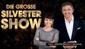 Auch in diesem Jahr setzt die ARD auf Francine Jordi und Hans Sigl als Moderations-Duo für „Die große Silvester Show“. Ausgestrahlt wird die Eurovisions-Sendung am 31. Dezember, ab 20:15 Uhr im Ersten, in ORF 2 und auf SRF 1. (Foto: ARD/BR/Markus Tedeskino)