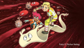 Am 29. Mai erscheint Doc Caros zweites Comicbuch unter dem Titel „Einsatz im Blut“, in der sich die Autorin und Titelheldin auf eine spannende Reise durch die menschliche Blutbahn begibt. Bereits einen Tag zuvor gibt’s bei RTL+ eine neue Ausgabe von „Doc Caro – Der Podcast“, diesmal rund um das Thema Ärger und wie dieser dem Herz schaden kann. (Foto: S. Fischer Verlag)