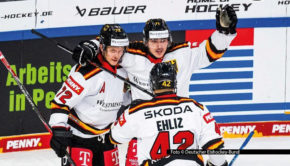 Für die deutschen Eishockey-Männer beginnt das olympische Turnier in Mailand am 12. Februar. Ein letztes Vorbereitungsspiel absolvieren die Schützlinge von Bundestrainer Harold Kreis am 4. Februar gegen Italien. MagentaTV überträgt die Partie live aus der Südtiroler Hauptstadt Bozen. (Foto © Deutscher Eishockey-Bund)