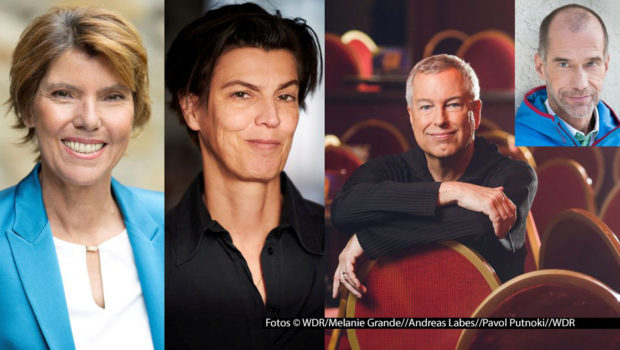 Gegen die Einschränkung des Versammlungsrechts in Ungarn, die zum Verbot der Pride-Parade am Christopher Street Day geführt hat, protestieren Prominente aus Kultur und Politik in einem Offenen Brief. Initiatoren sind Bettina Böttinger, Carolin Emcke, Thomas Hermanns und Georg Uecker.Fotos-WDR_Melanie-Grande-Andreas-Labes-Pavol-Putnoki-