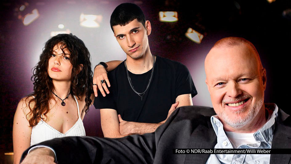 Entertainer Stefan Raab ist ins deutsche ESC-Team zurückgekehrt und hat in Zusammenarbeit mit ARD und RTL den Beitrag für Basel ermittelt. Die Hintergründe dazu erzählt ab dem 12. Mai die dreiteilige Doku „Stefan Raab: Mein ESC. Chefsache Abor & Tynna“ in der ARD Mediathek. Foto © NDR/Raab Entertainment/Willi Weber