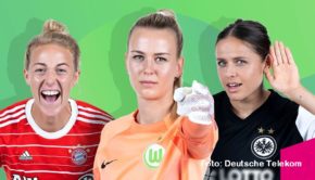 Nach dem starken Auftritt der deutschen Fußballerinnen bei der Europameisterschaft rollt ab dem heutigen 16. September auch wieder der Ball in der Bundesliga. Alle 132 Spiele, u.a. mit den Top-Teams Bayern München, VfL Wolfsburg und Eintracht Frankfurt, sind live bei MagentaTV zu sehen. (Foto: Deutsche Telekom)