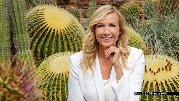 Am 4. Mai präsentiert Andrea Kiewel den ersten „ZDF-Fernsehgarten“ des Jahres. Zu den prominenten Gästen auf dem Mainzer Lerchenberg gehören u.a. Thomas Anders, Giovanni Zarrella, Ross Antony und der isländische Singer-Songwriter Thorsteinn Einarsson, der in Österreich bereits als Superstar gefeiert wird. Foto © ZDF/Marcus Höhn