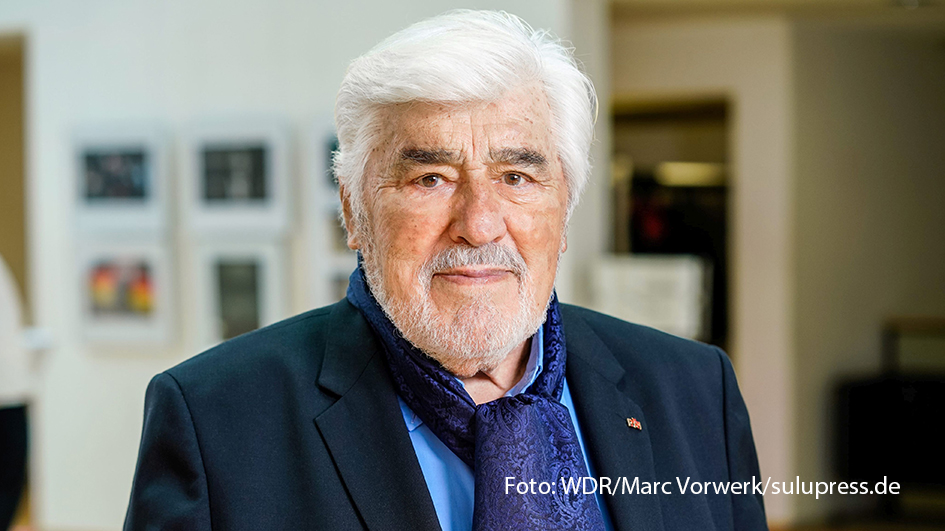 Die Stifter des Deutschen Fernsehpreises haben entschieden: Mario Adorf wird in diesem Jahr mit dem Ehrenpreis ausgezeichnet. Der Schauspieler begeistert seit über 70 Jahren in vielseitigen Rollen, sowohl auf der Bühne als auch auf den Kinoleinwänden und den Fernsehbildschirmen. (Foto: WDR/Marc Vorwerk/sulupress.de)