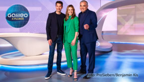 Das neue Wissensmagazin „Galileo X-Plorer“ geht ab dem 22. Januar immer sonntags bei ProSieben auf weltweite Entdeckungsreise. Moderiert wird der neue „Galileo“-Ableger von Stefan Gödde, Funda Vanroy und Aiman Abdallah. (Foto: ProSieben/Benjamin Kis)