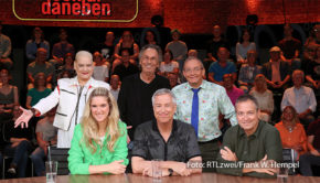 In der neuen Ausgabe von „Genial daneben“ begeben sich am 16. Mai neben Hella von Sinnen und Wigald Boning auch Thomas Hermanns, Katjana Gerz sowie Dieter Nuhr auf die Suche nach Antworten auf die kuriosesten Fragen. Moderiert wird der RTLzwei-Showklassiker wie gewohnt von Hugo Egon Balder. (Foto: RTLzwei/Frank W. Hempel)