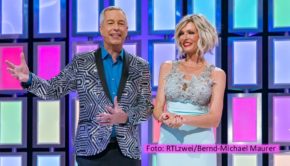 Nach dem erfolgreichen Comeback im Januar drehen Thomas Hermanns und Sonya Kraus ein weiteres Mal das „Glücksrad“. RTLzwei kündigte jetzt die nächste Ausgabe des reaktivierten Spielshow-Klassikers für den 27. April an. (Foto: RTLzwei/Bernd-Michael Maurer)