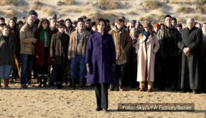 Die deutsche Sky-Serie „Helgoland 513“ sowie die für SWR und HR produzierte Dokumentation „Wie extrem wird das Wetter, Sven Plöger?“ wurden am 18. Juni beim Monte-Carlo Television Festival ausgezeichnet. Großer Gewinner mit drei Preisen war die britische Serie „The Gathering“. (Foto: Sky/UFA Fiction/Batier)