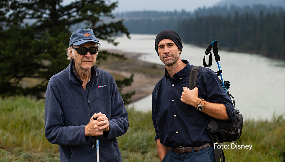 Am 29. Mai zeigt der Sender National Geographic die deutsche TV-Premiere des neuen Doku-Zweiteilers „Abenteuer Kanada“. Darin begeben sich der Abenteurer Sir Ranulph Fiennes und sein sein Cousin, der Schauspieler Joseph Fiennes auf eine atemberaubende Reise durch British Columbia. (Foto: Disney)