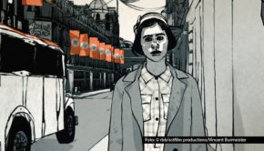 Geschichts-Dokus gibt‘s viele, aber diese hier ist anders. Ab 22. April geht „Hitlers Volk – Ein deutsches Tagebuch“ in der ARD-Mediathek an den Start. Die Produktion setzt auf eine ungewöhnliche Mischung: Archivmaterial trifft auf Graphic-Novel-Elemente. Foto © rbb/astfilm productions/Vincent Burmeister