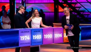 HP_Hitster_2026_Folge 1, Rick Kavanian, Sandy Mölling, Elton_Foto RTL_Annette Etges