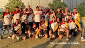 Am 16. September gehen die Invictus Games in Düsseldorf zu Ende. Auch Matze Knop war bei dem Sportfestival für Kriegsversehrte vor Ort und lernte die deutsche Mannschaft kennen. Zudem nahm der Comedian an einem Gesprächs-Panel teil. (Foto: smalltalk/L. Rothländer)