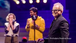 Am 9. Mai steht die nächste Runde der Show „Joko & Klaas gegen ProSieben“ auf dem Programm. Darin müssen sich die beiden Namensgeber diesmal u.a. gegen Musiker Herbert Grönemeyer, Moderator Kai Pflaume und Fußballerin Lina Magull behaupten. (Foto: ProSieben/Nadine Rupp)