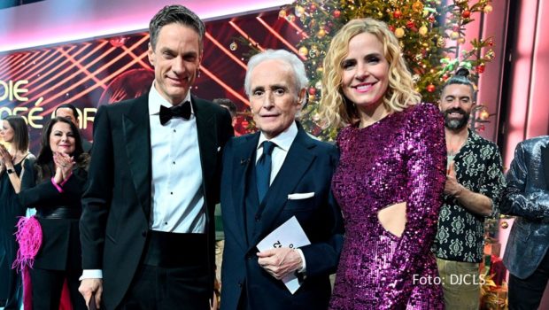 Die große Spendengala zugunsten der Leukämie-Stiftung von José Carreras findet in diesem Jahr zum 30. Mal statt. Bei der Jubiläumsausgabe, die am 12. Dezember in Leipzig ausgerichtet wird, unterstützen wieder Sven Lorig und Stephanie Müller-Spirra den Startenor bei der Moderation. (Foto: DJCLS)