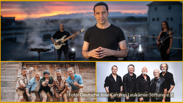 Am 14. Dezember geht die José Carreras Gala in ihre 29. Runde. Mit dem Ziel, ein klares Zeichen gegen Leukämie zu setzten, begrüßt Gastgeber José Carreras gemeinsam mit Stephanie Müller-Spirra und Sven Lorig zahlreiche musikalische Gäste. Mit dabei sind u.a. Santiano, voXXclub, Michael Schulte und Bülent Ceylan. (Foto: Deutsche José Carreras Leukämie-Stiftung e.V.)