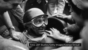 In den Anfangstagen der Formel 1 war Juan Manuel Fangio eine der prägenden Figuren. Seine Siegesserie wurde erst in den 2000er-Jahren von Michael Schumacher überboten. ZDF Studios beteiligt sich nun an einer Drama-Serie über die argentinische Motorsport-Legende. (Foto: ZDF Studios/Getty Images/George Stroud)