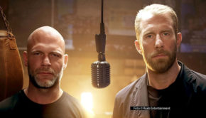 Rechtsanwalt Christopher Posch sowie Ex-Judoka und Kiezlokal-Geschäftsführer Ken Hövermann nehmen ab 2. März im wöchentlichen Video-Podcast „Knockout Club“ alle Facetten des Themas Kampfsport unter die Lupe. Dabei sind prominente Gäste wie der MMA-Star Christian Eckerlin. (Foto © Raab Entertainment)