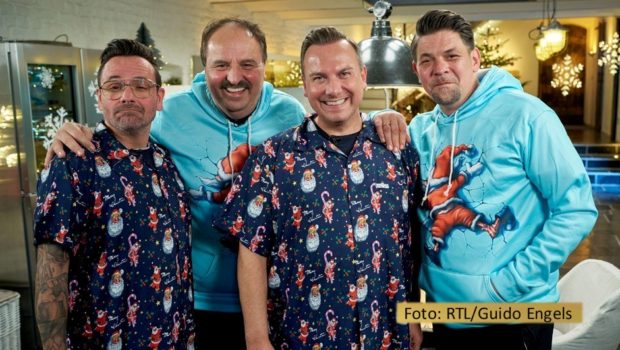 Die Weihnachts-Edition von „Kitchen Impossible“ ist eine feste Größe im Programm von Vox. Diesmal gehen Tim Raue und Hans Neuner sowie Tim Mälzer und Johann Lafer als Duos in den kulinarischen Wettkampf. Schauplätze des Specials am 3. Dezember sind Malta und Polen. (Foto: RTL/Guido Engels)